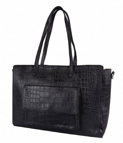 Cowboysbag  Diaper Bag Alvanley Croco Black (000106)