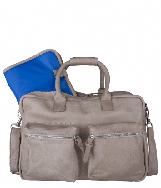 Cowboysbag  The Diaper Bag elephant grey & cobalt inside