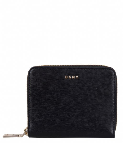 luft retfærdig Bemyndige DKNY Tegnebog med Lynlås Bryant Small Zip Around black gold | The Little  Green Bag