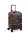 Delsey Håndbagage kufferter Chatelet Air 2.0 55 cm 4 Double Wheels Cabin Trolley Case Brown