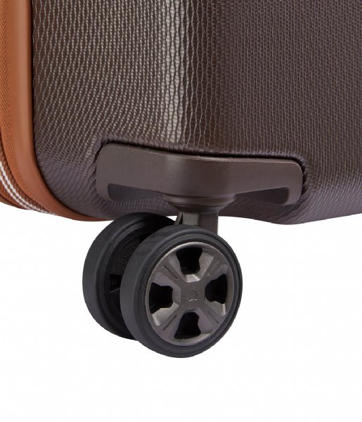 Delsey Håndbagage kufferter Chatelet Air 2.0 55 cm 4 Double Wheels Cabin Trolley Case Brown