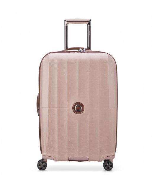 Delsey  St Tropez 67 cm 4 Double Wheels Expandable Trolley Case Pink