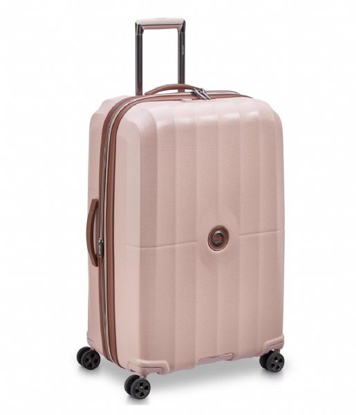 Delsey  St Tropez 77 cm 4 Double Wheels Expandable Trolley Case Pink