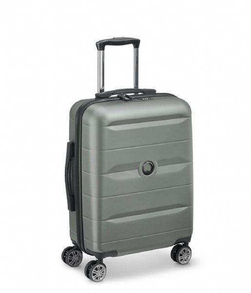 Delsey Håndbagage kufferter Comete Plus 55 cm Slim 4 Double Wheels Cabin Trolley Case Iguane