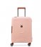 Delsey Håndbagage kufferter Moncey 55 cm Slim 4 Double Wheels Cabin Trolley Case Pink