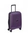 Delsey Håndbagage kufferter Belmont Plus 55 cm Slim 4 Double Wheels Cabin Trolley Case Purple
