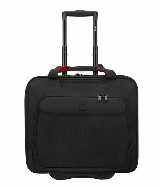 Delsey Håndbagage kufferter Delsey Parvis Plus Trolley Boardcase 17.3 Inch Black