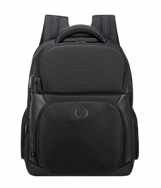 Delsey  Delsey Quarterback Premium Backpack 15.6 Inch Black
