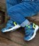 Develab  Boys Low Cut Sneaker 2Velcro Navy Suede (633)