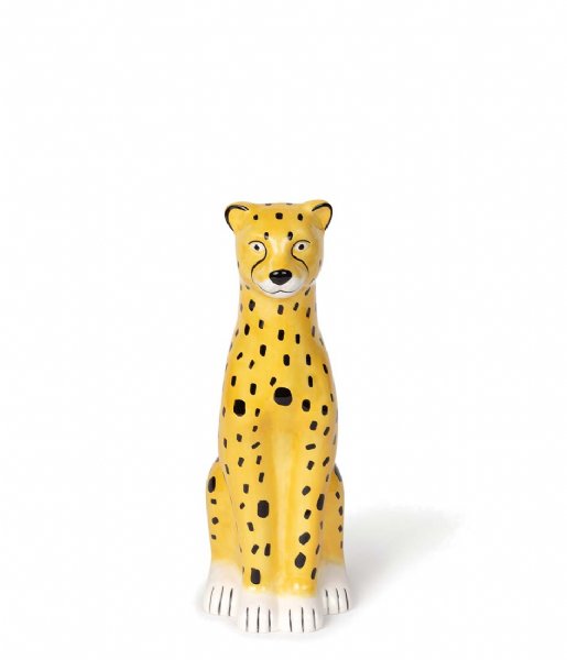 DOIY  Vase Cheetah Yellow