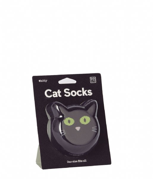 DOIY  Cat Socks black