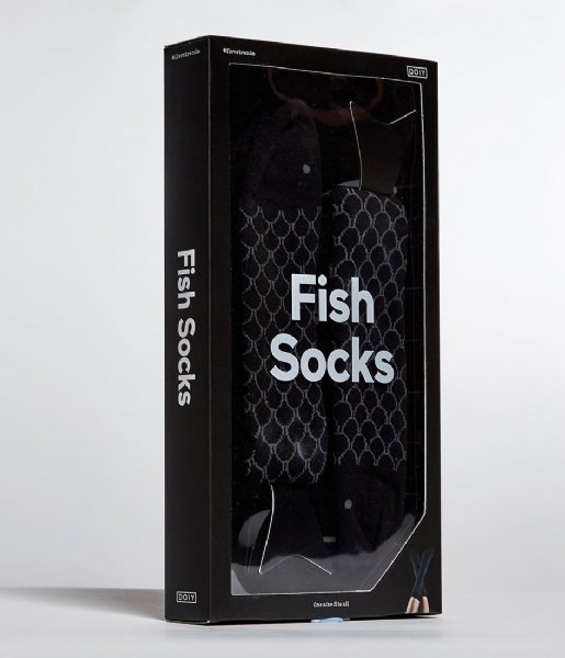 DOIY  Fish Socks black
