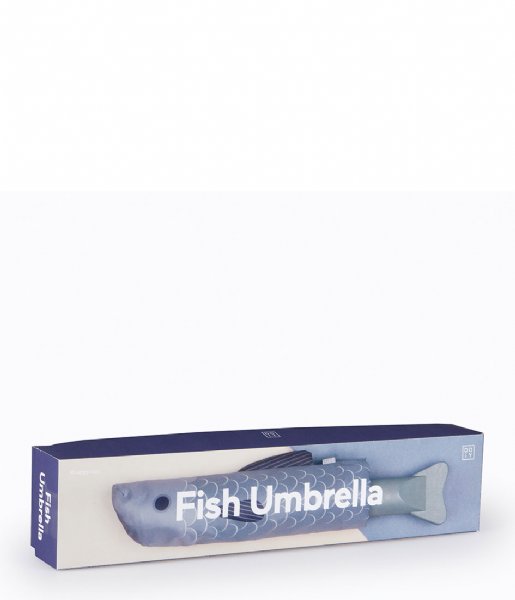 DOIY  Fish Umbrella blue