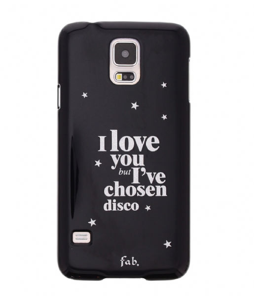 Fab  Disco Glitter Hardcase Galaxy S5 black