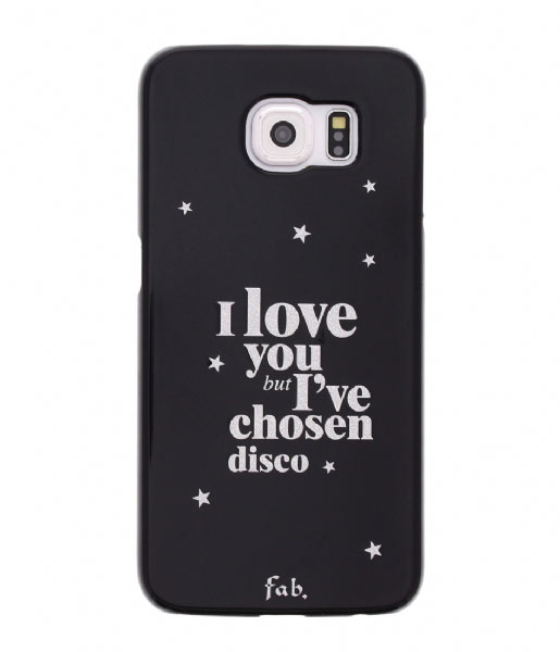 Fab  Disco Glitter Hardcase Galaxy S6 black