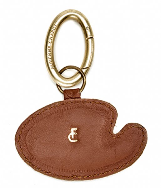Fabienne Chapot  Paint It Keyholder chocolate camel chili red