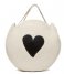 Fabienne Chapot  Bonnie Heart Bag Cream White/Black (1003-9001-GET)