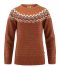 FjallravenOvik Knit Sweater W Autumn Leaf Desert Brown (215-242)