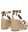 Fred de la Bretoniere  FRS1445 Sandal Metallic Leather Gold (8500)