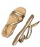 Fred de la Bretoniere  FRS1427 Sandal Metallic Leather Light Gold (8503)