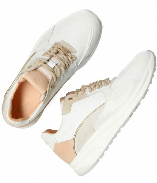 Fred de la Bretoniere  Sneaker Combi Materials Multi white beige (9042)