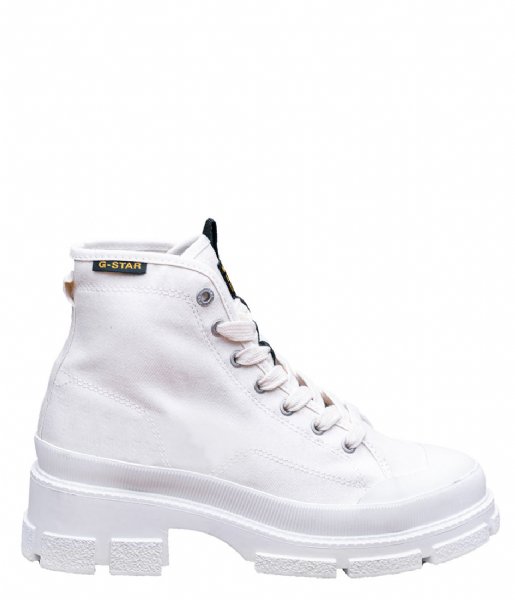 G-Star  Aefon II Mid Canvas Sneakers Women Off White (1300)