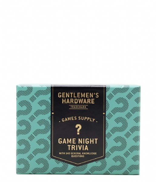 Gentlemens Hardware  Game Night Trivia Green
