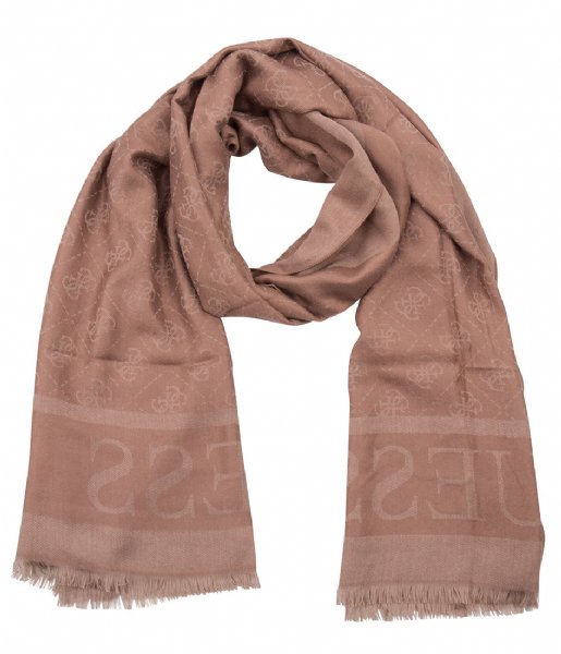 Guess  Logo Lux Scarf brown