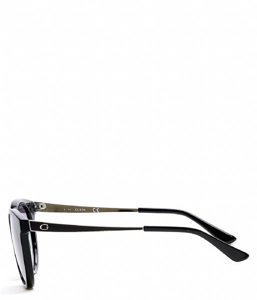 Guess  GU7459 Injected Sunglasses Shiny Black Gradient Smoke (01B)