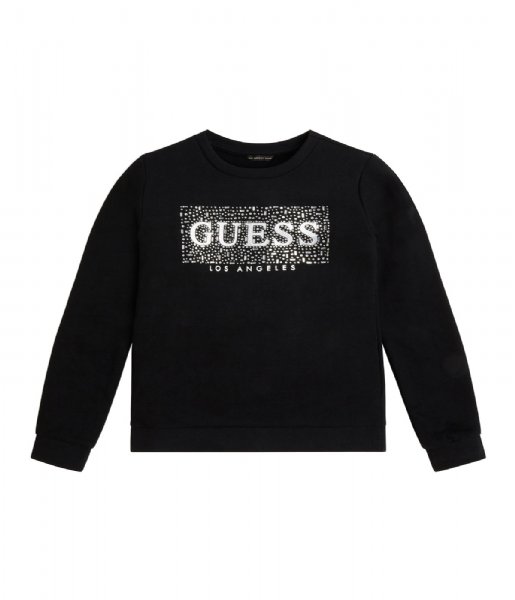 Guess  Girls Active Top with Rhinest Jet Black A996 (JBLK)