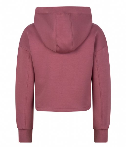 Guess  Girls Hooded Long Sleeve Active Top Wine Cellar (G5C3)