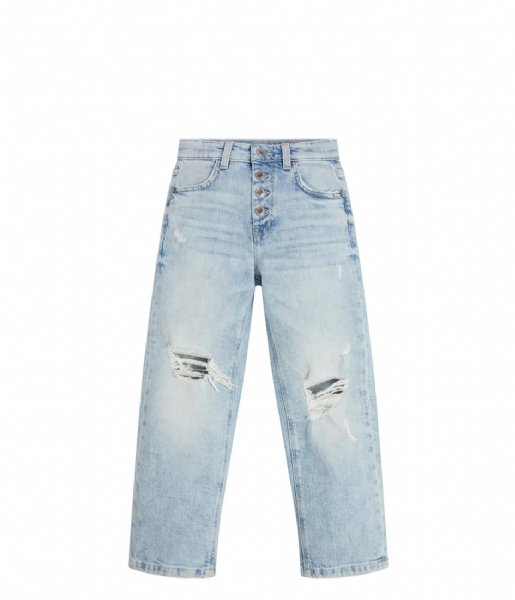 Guess  Denim Straight Pants With Exposed Pacific Destroy (PACD)