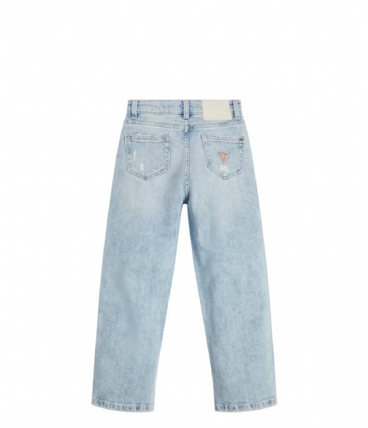 Guess  Denim Straight Pants With Exposed Pacific Destroy (PACD)