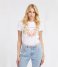GuessShort Sleeve Crewneck Triangle Flowers Tee Pure White (G011)