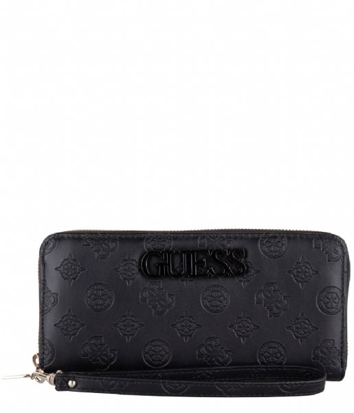 Guess  Janelle SLG Large Zip Around black