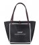 Guess  Alby Toggle Tote black burgundy