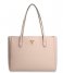 Guess  Downtown Chic Turnlock Tote Mushroom
