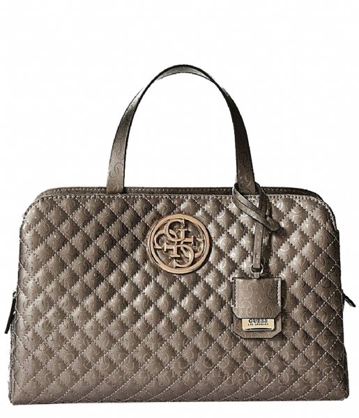 Guess  Gioia Girlfriend Satchel pewter