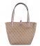 Guess  Alby Toggle Tote brown/blush