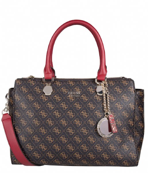 Guess  Aline Society Satchel brown multi