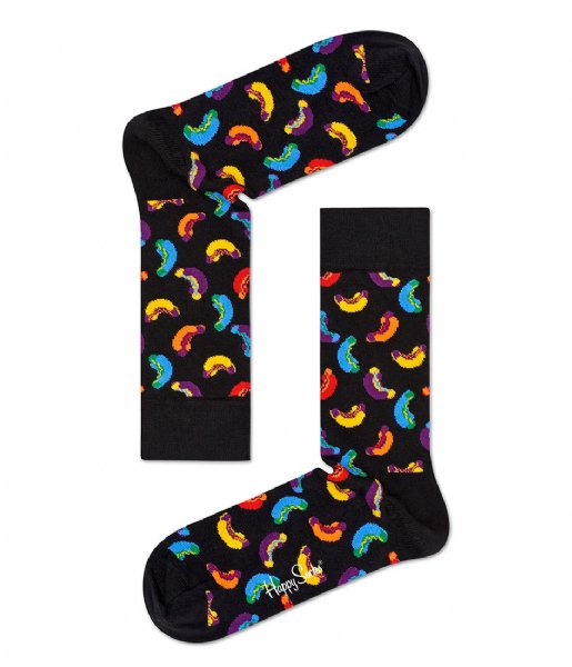 Happy Socks  Hotdog Socks zwart (9000)