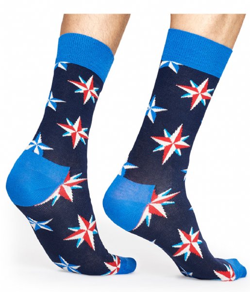Happy Socks  Nautical Star Socks  multi (6001)