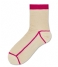Happy Socks  Lily Rib Ankle Sock Lily (8000)