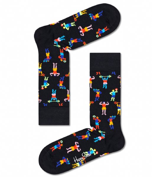 Happy Socks  4-Pack Healthy Lifestyle Socks Gift Healthy Lifestyles Gift (200)