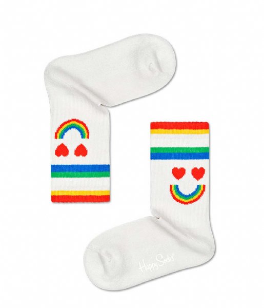 Happy Socks  Kids Rib Rainbow Smile Sock rainbow smile (0100)