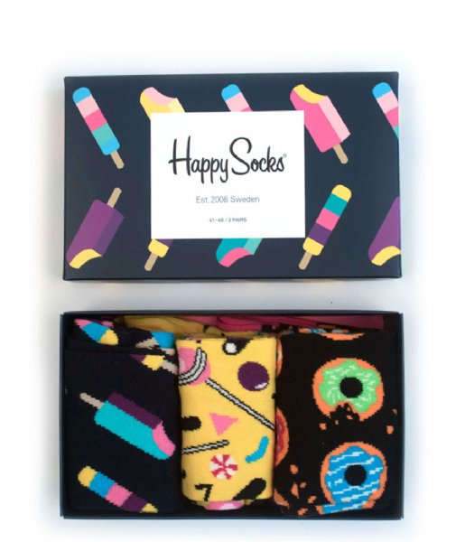 Happy Socks  SMU 3-pack Sweets Giftbox sweets (6300)