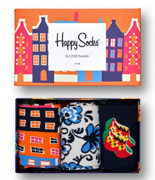 Happy Socks  Dutch Edition Gift Box black (0100)