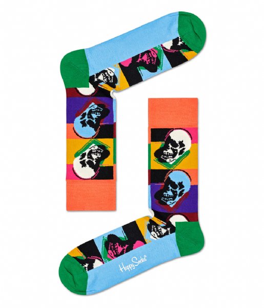 Happy Socks  Andy Warhol Skull Socks andy warhol skull (0100)