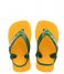 Havaianas  Flipflops Baby Brasil Logo Ii Pop Yellow/Amazon (2151)