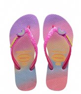 Havaianas Flipflops Kids Slim Glitter Trendy Pink Lemonade/Pink Flux (2139)